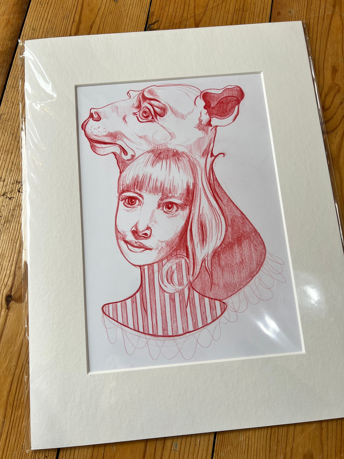 Original Drawing (HE'S SHY)