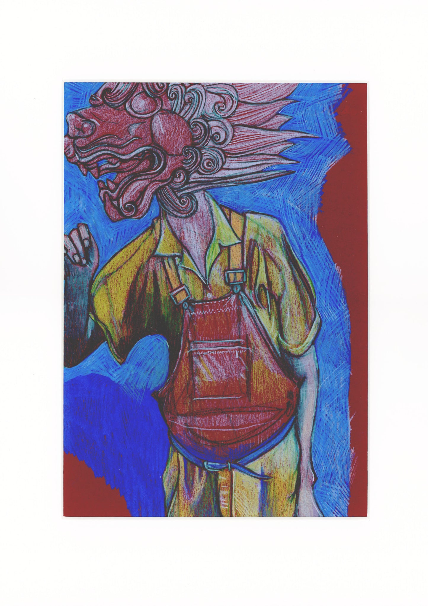 Original Drawing (FARMER GARGOYLE)